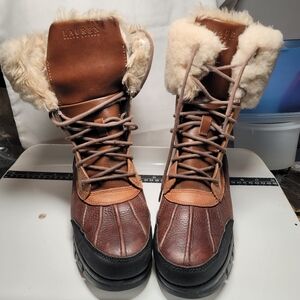 LN.  Ralph Lauren "Duck" Boots. Size 9B